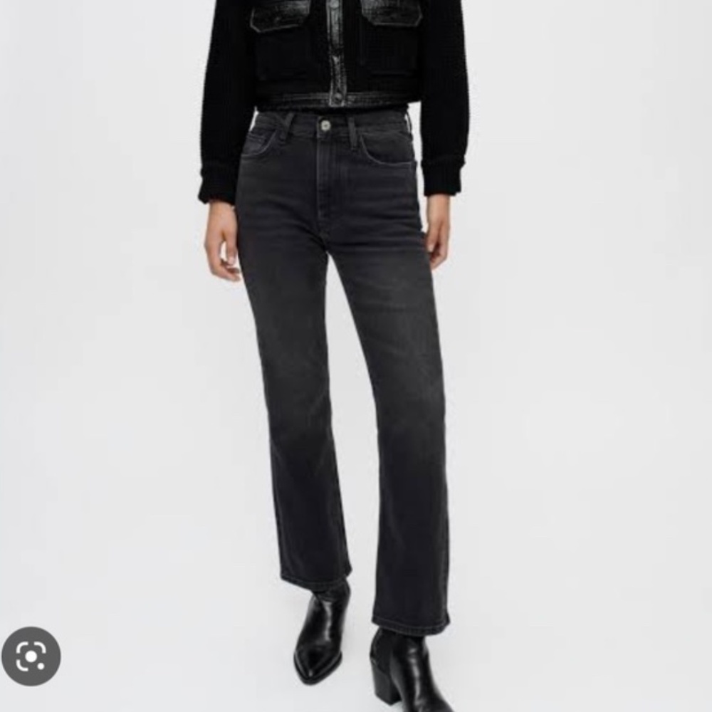 NWT Maje Black Straight-leg jeans Size 26